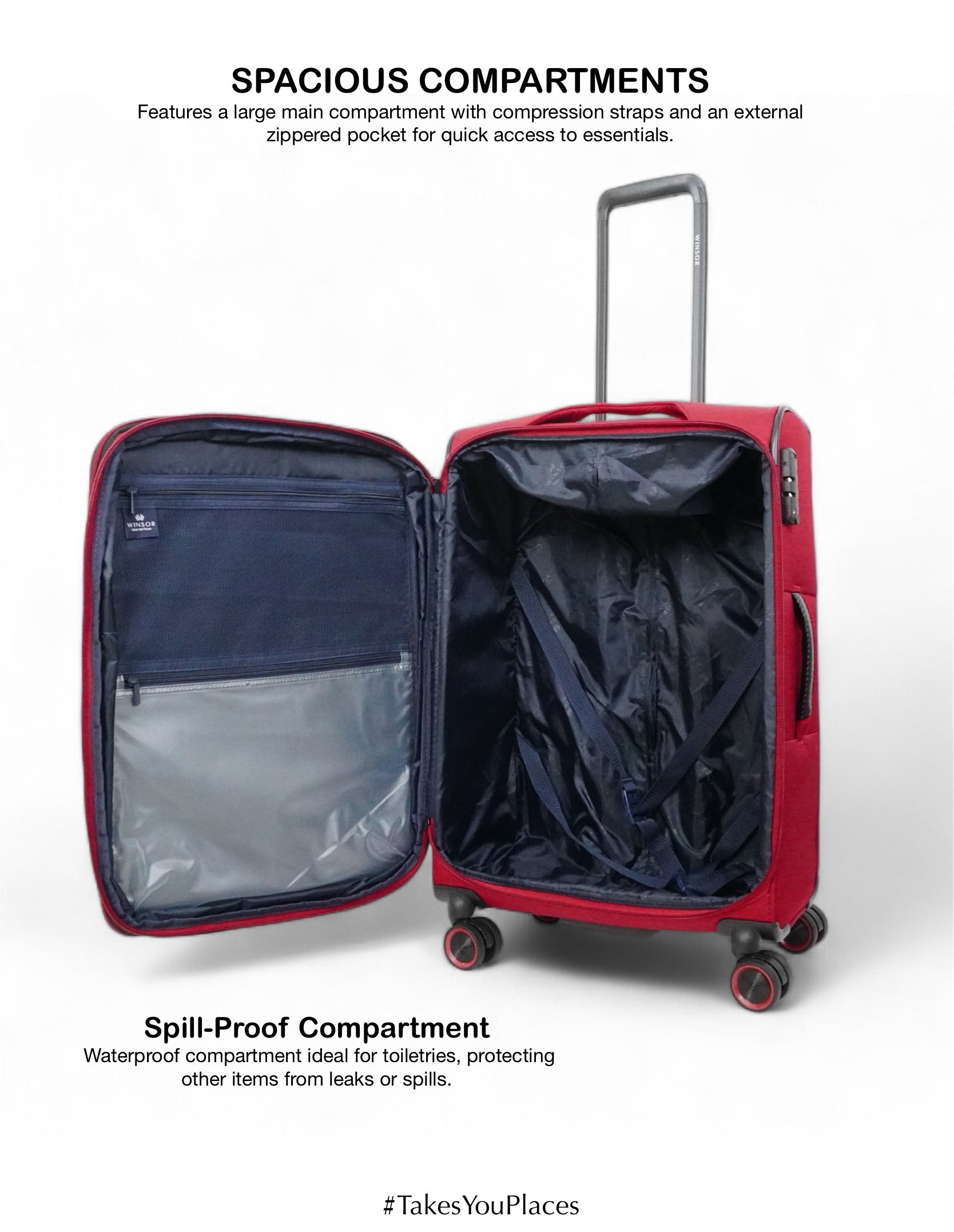 Bella Check-In Large Soft Luggage