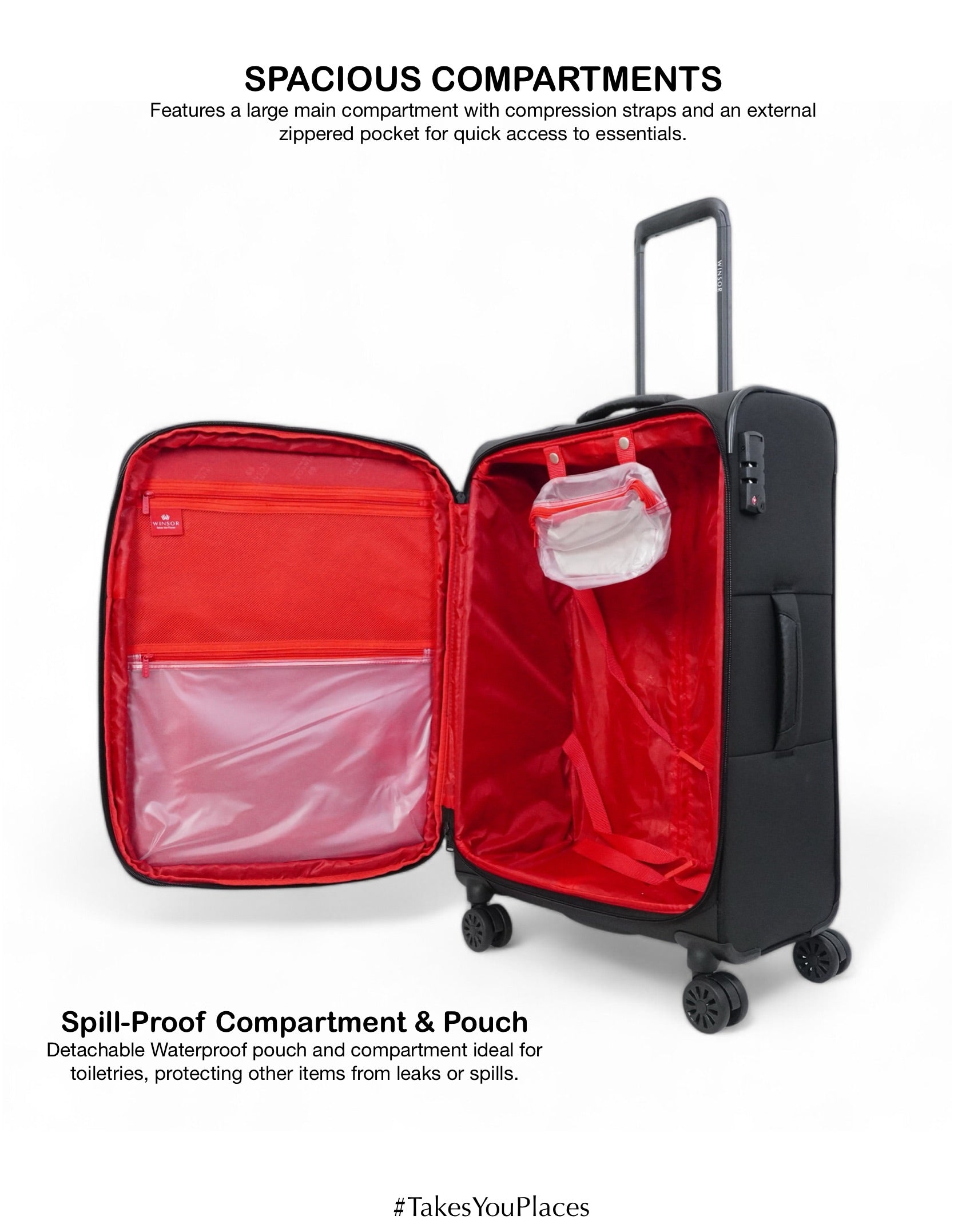 Platinum Check-In Large Soft Luggage