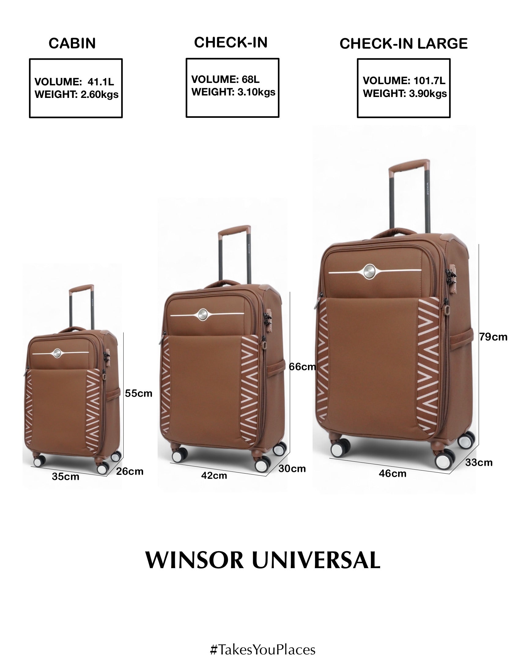 Universe Check-In Large Soft Luggage