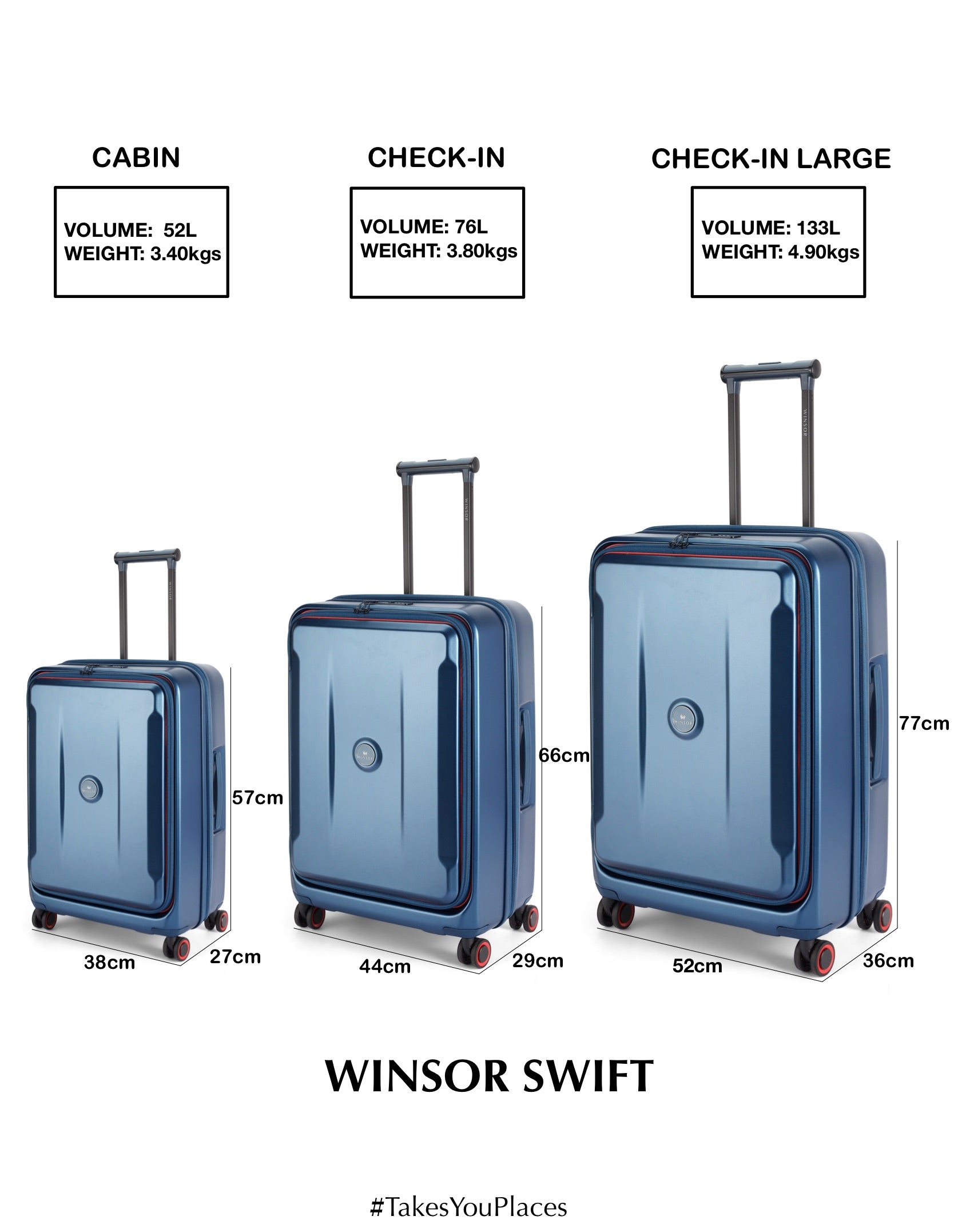 Swift Cabin Hard Luggage