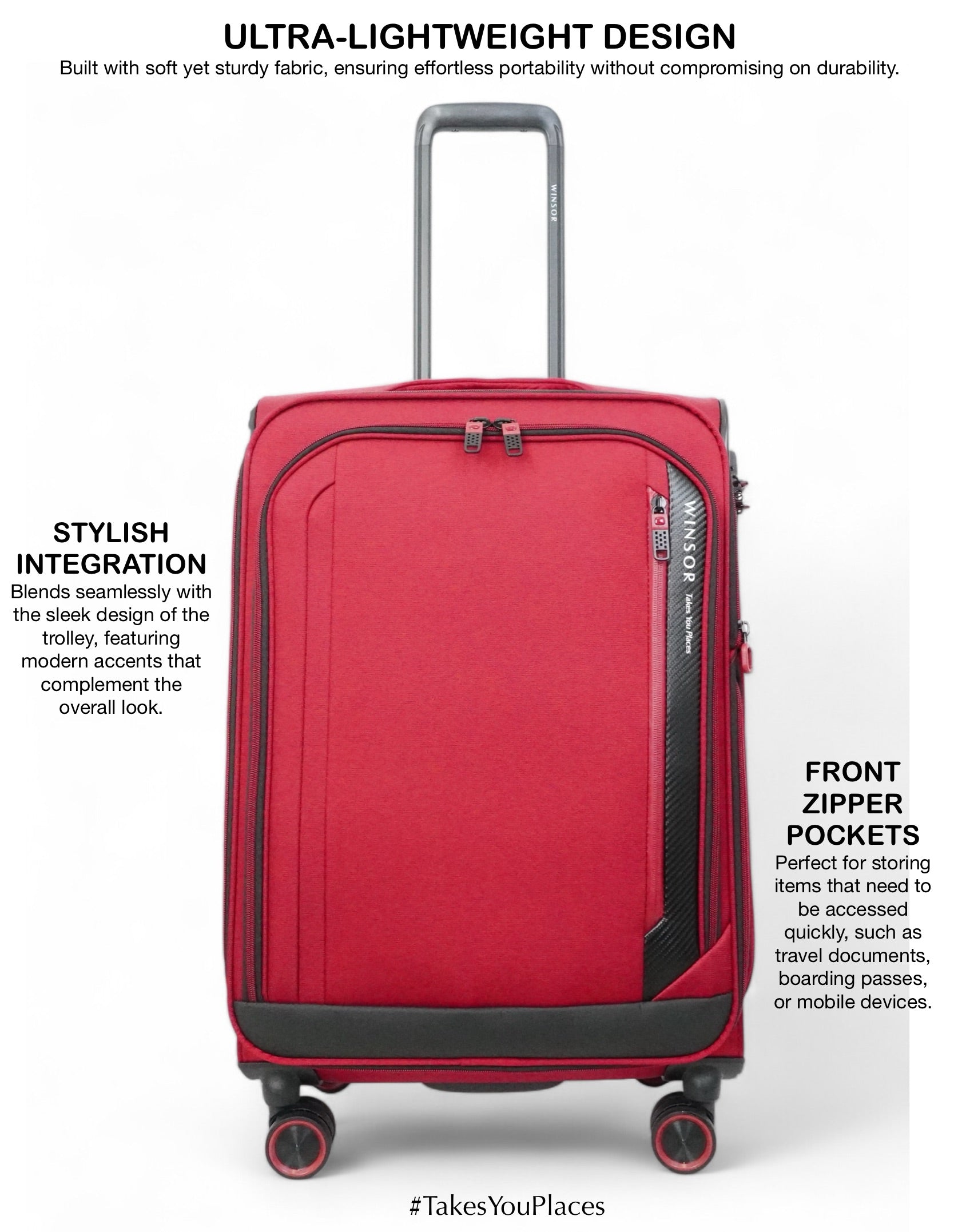 Bella Check-In Large Soft Luggage