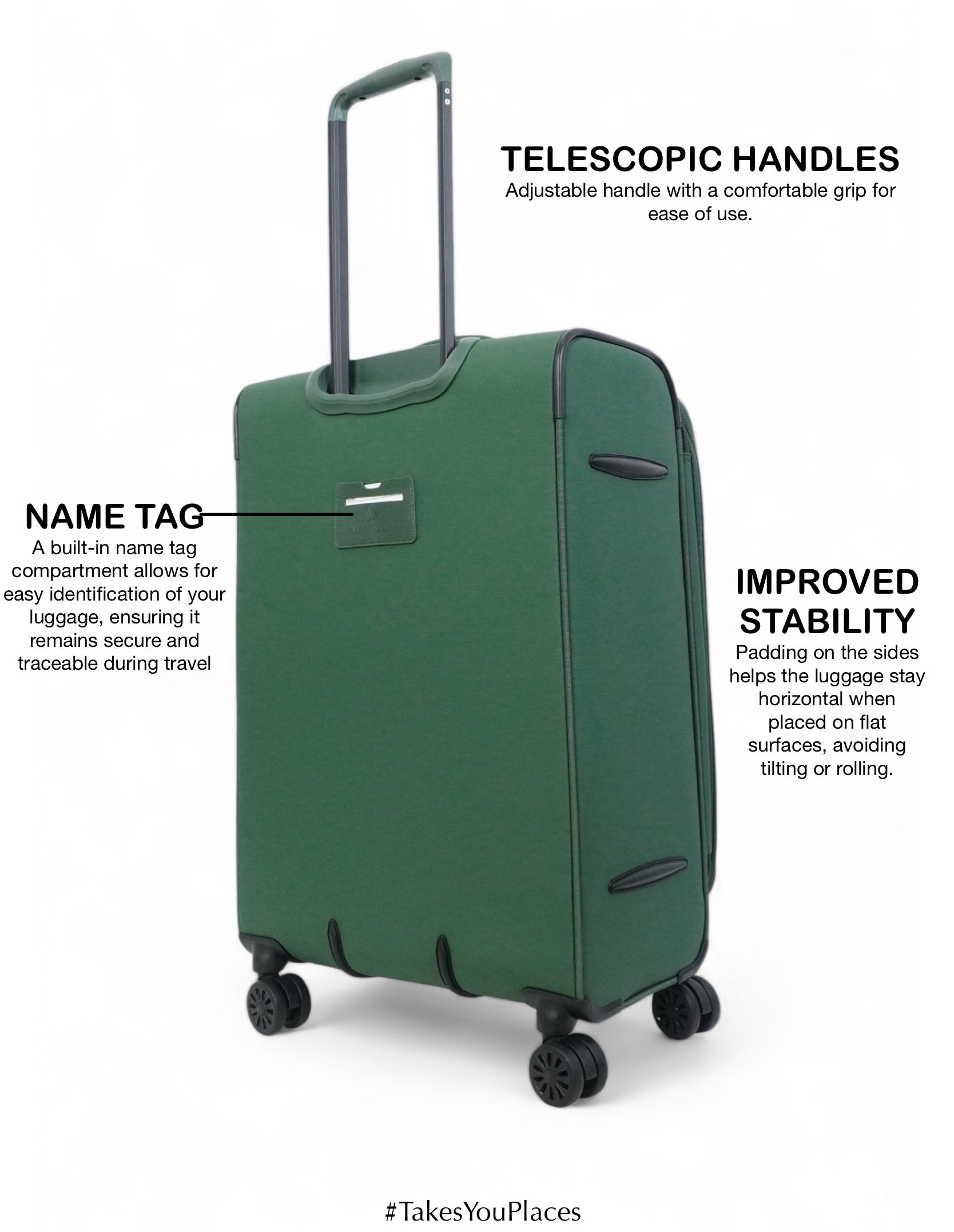 Platinum Check-In Large Soft Luggage