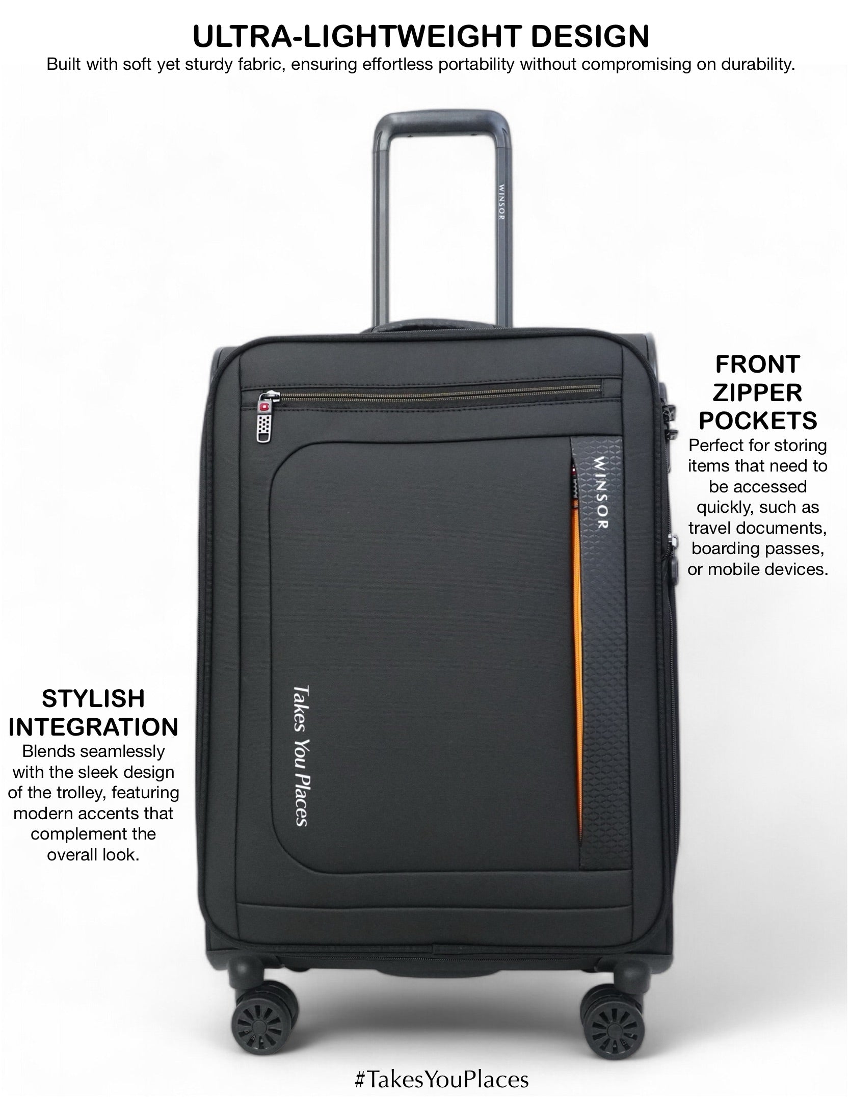 Platinum Check-In Large Soft Luggage