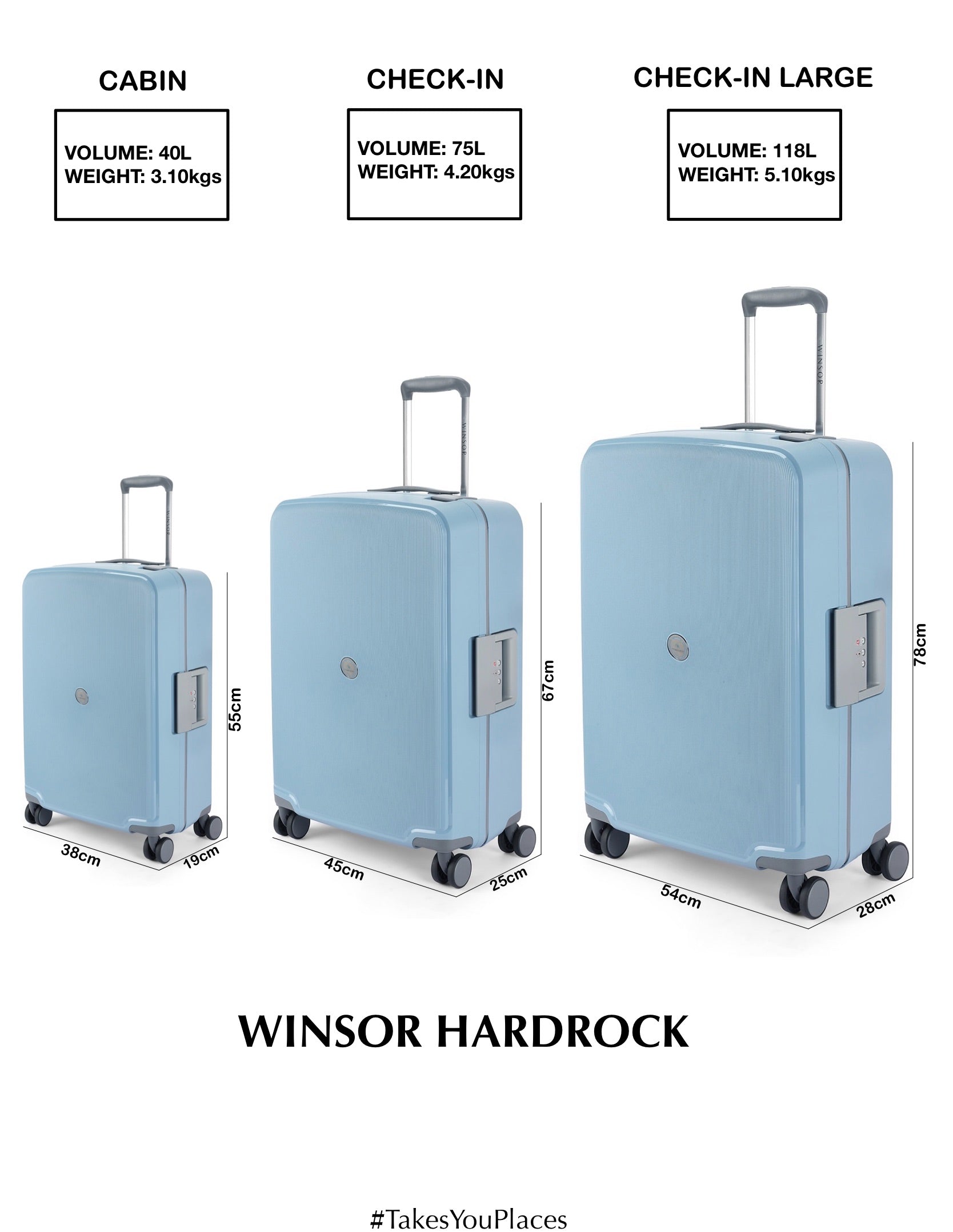 HardRock Cabin Luggage