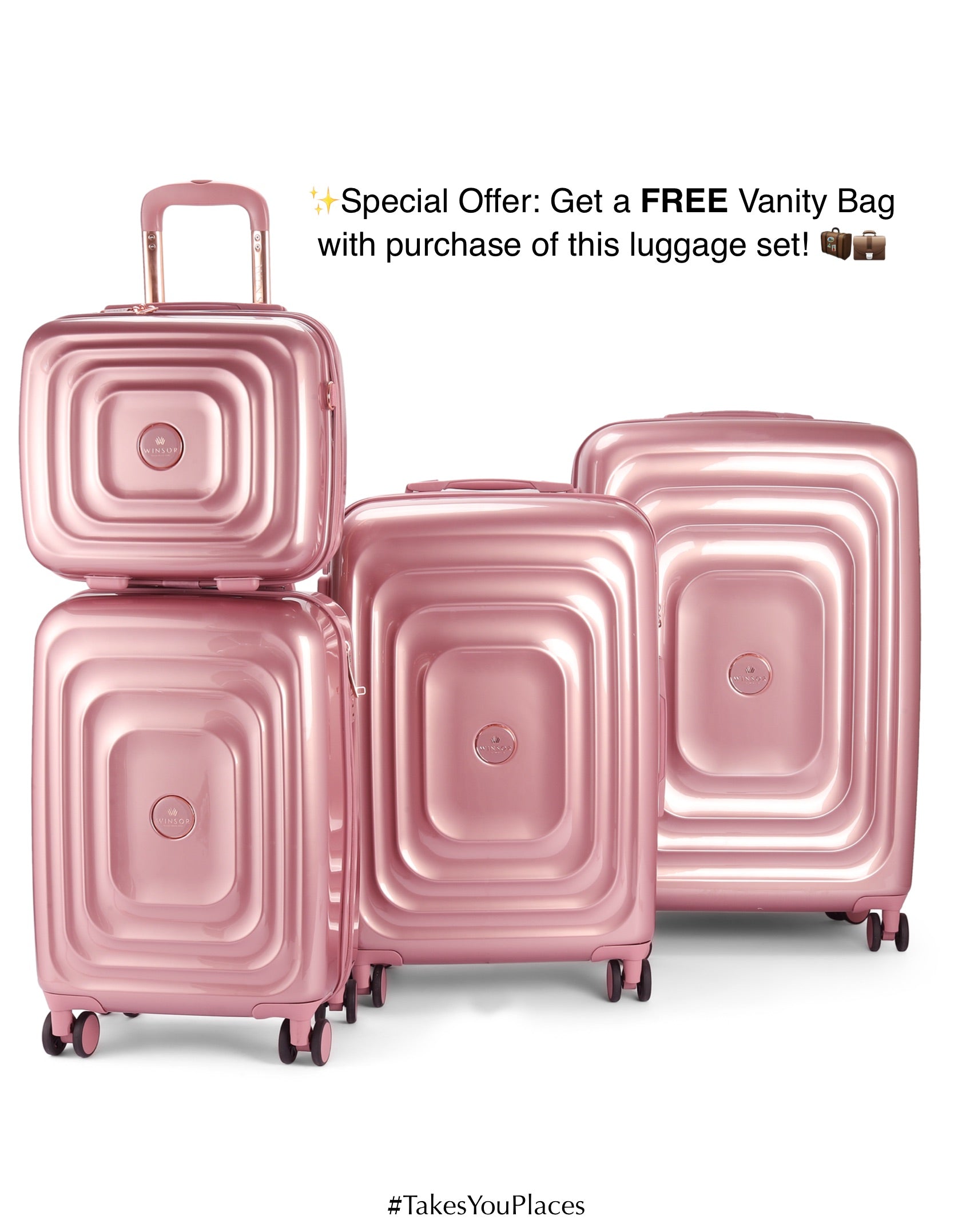 Royale Hard Luggage - Set of 4